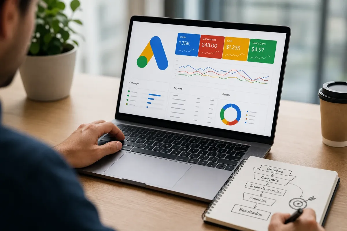 Cómo funciona Google Ads para principiantes: guía completa