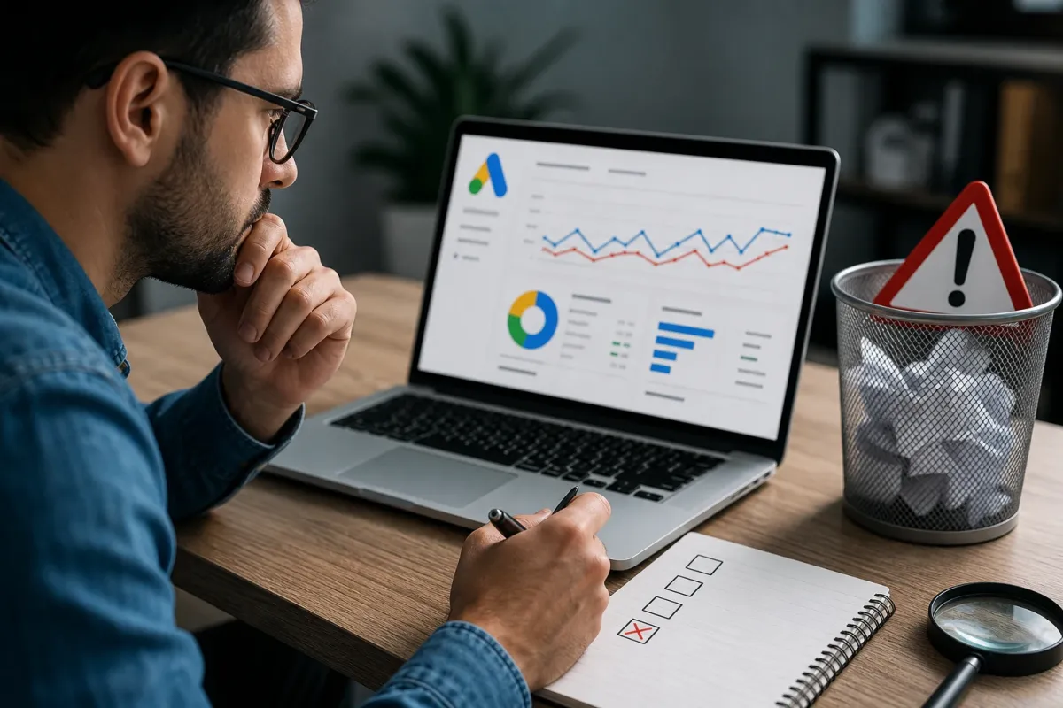 Errores comunes en campañas de Google Ads y cómo evitarlos