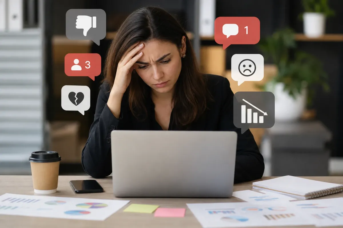 Errores comunes en redes sociales que afectan tu crecimiento