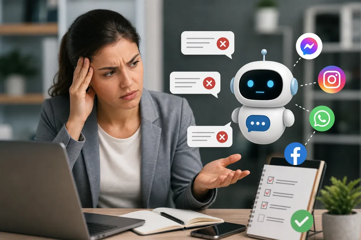 Errores frecuentes al implementar chatbots con inteligencia artificial en redes sociales y cómo evitarlos