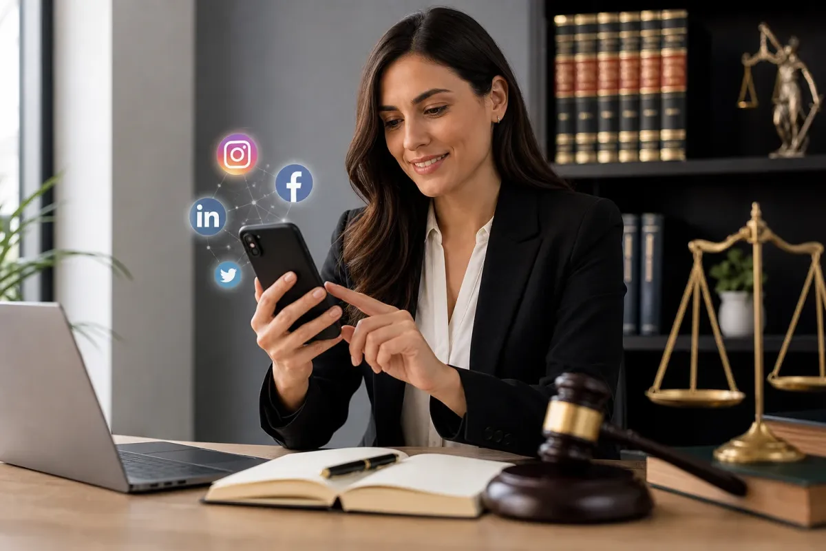 Estrategias efectivas en redes sociales para abogados