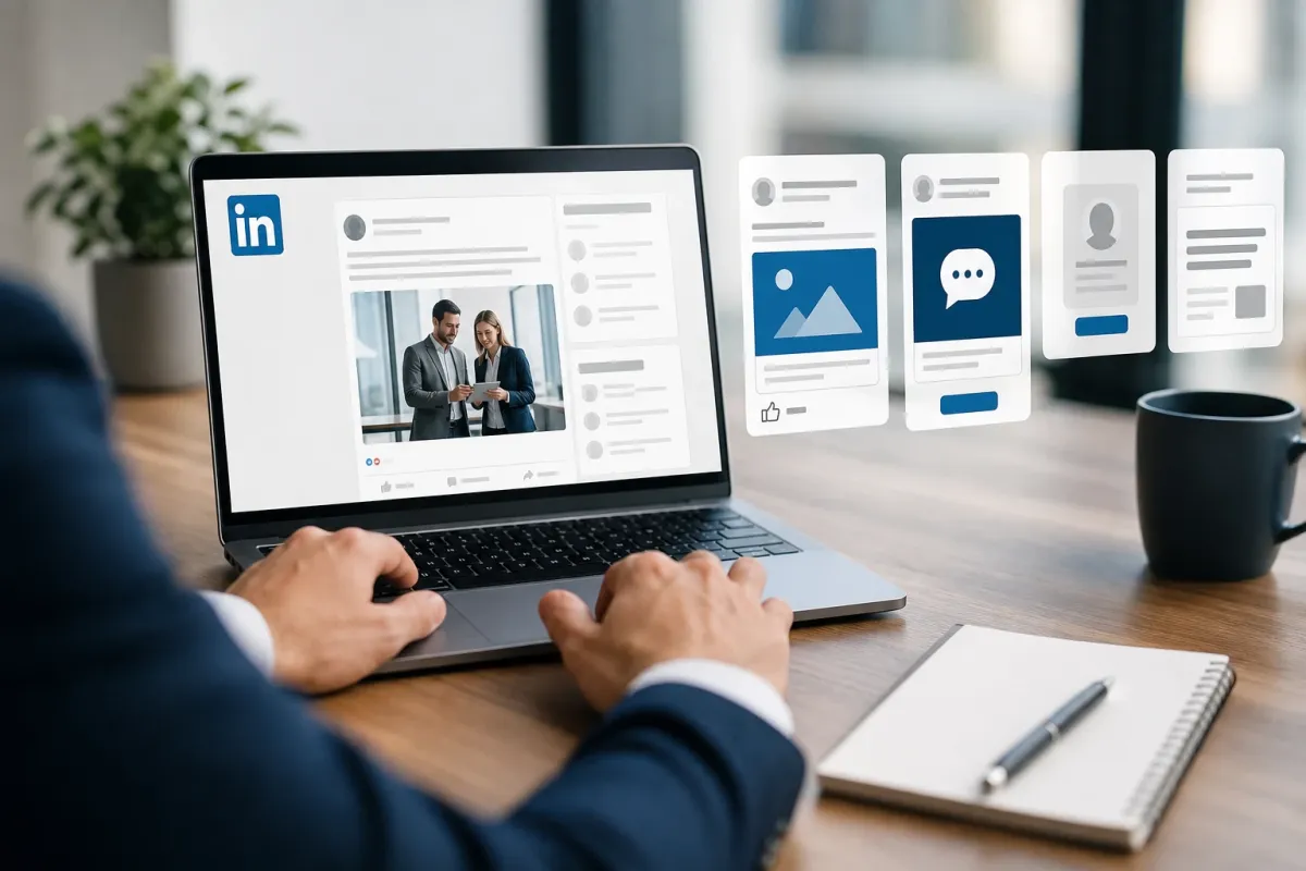 Tipos de anuncios en LinkedIn Ads: guía completa y profesional